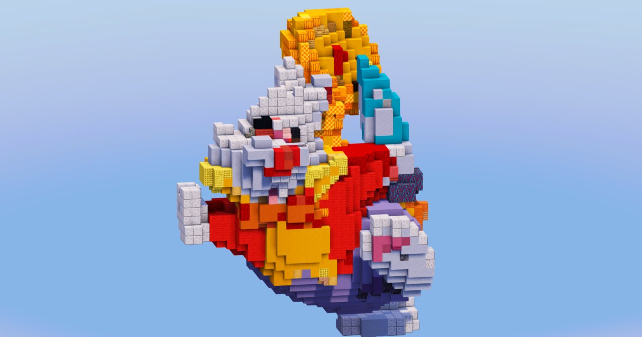 The White Rabbit from Disney Alice in Wonderland — Minecraft Build by LeonisBuilds (2)