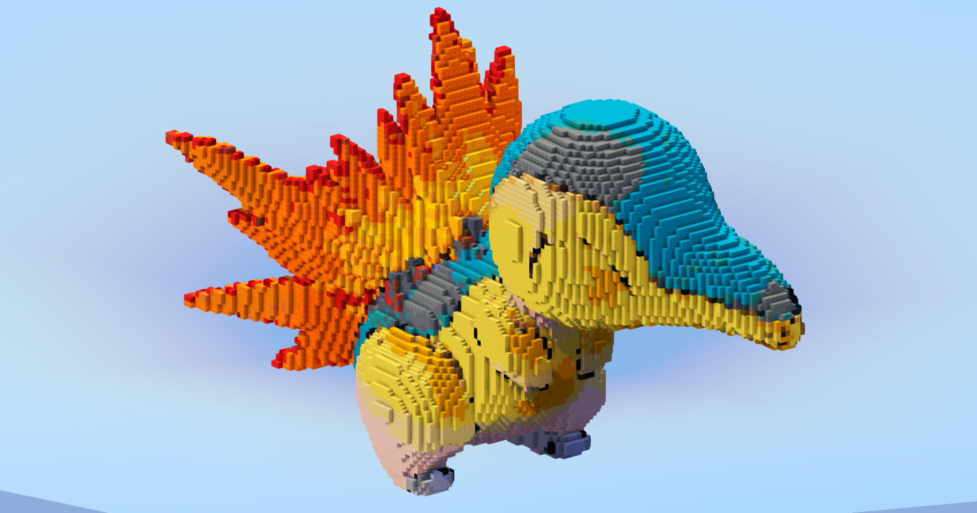 Cyndaquil — Minecraft Build by LeonisBuilds