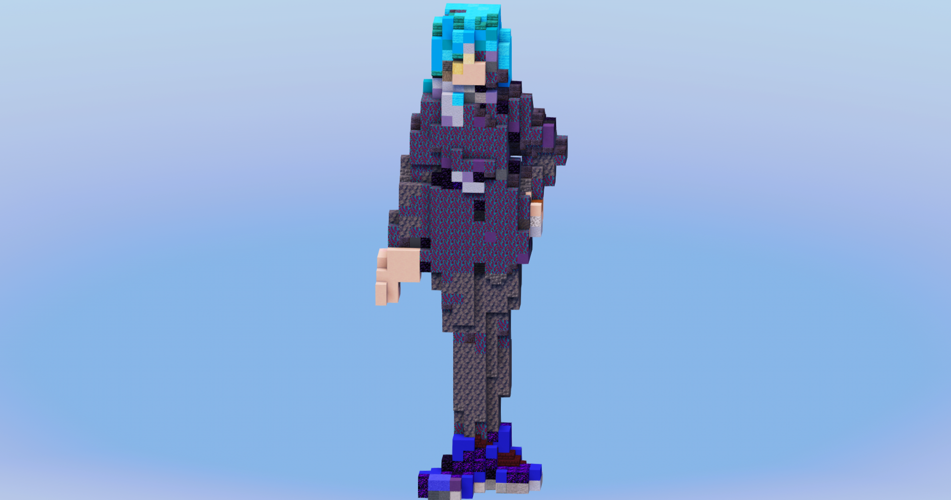 Kasumi Miwa from Jujutsu Kaizen — Minecraft Build by LeonisBuilds (2)