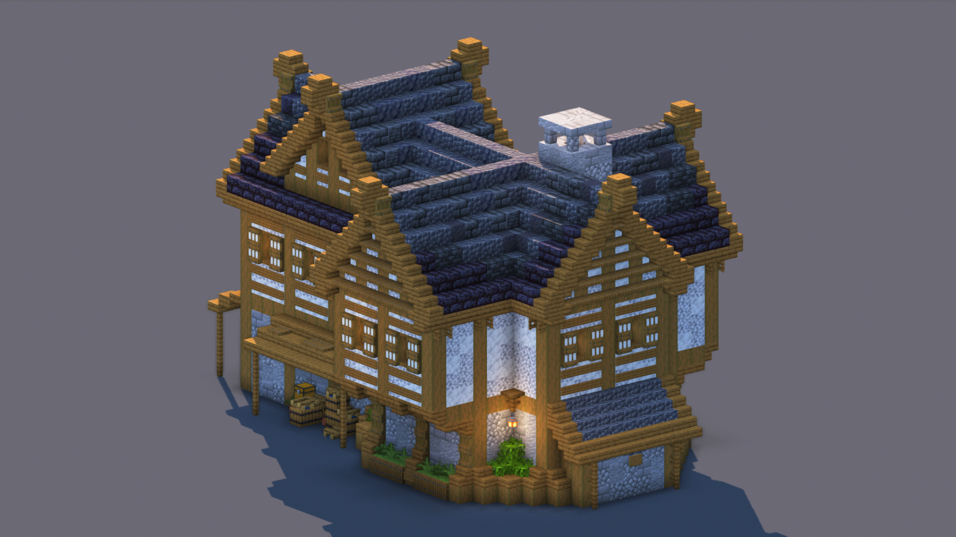 Medieval House – Fully Decorated Interior | Download — Minecraft Build by RaekonBuilds (2)