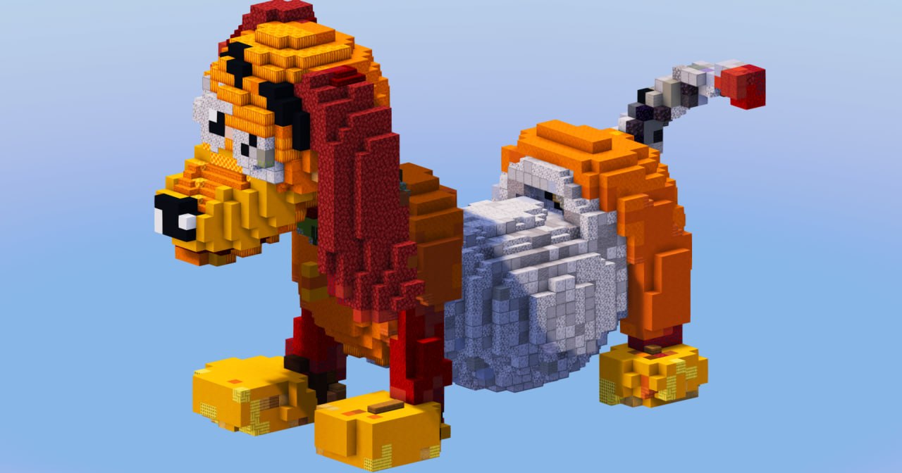 Slinky Dog from Disney Toy Story — Minecraft Build by LeonisBuilds (2)