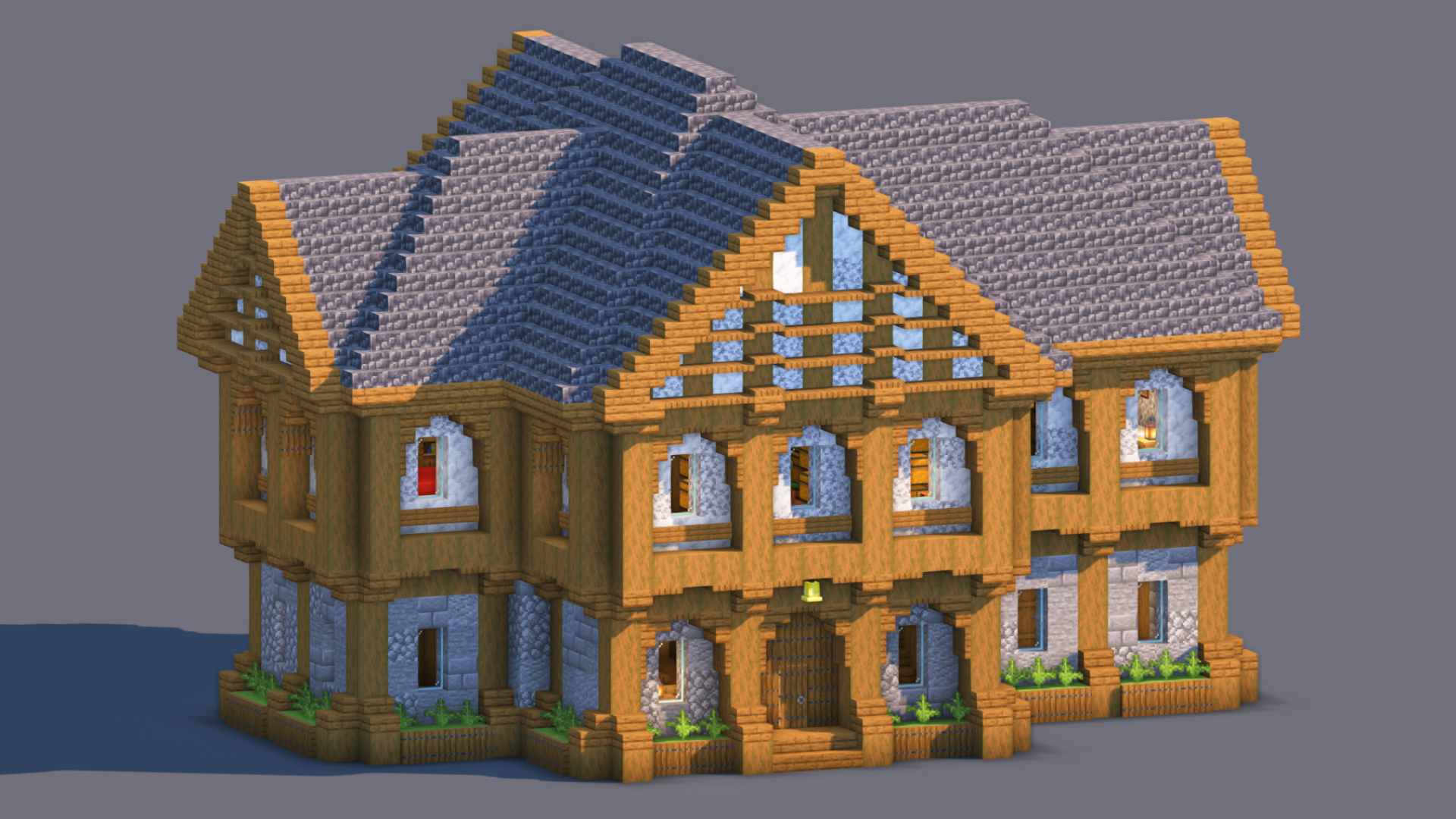 Medieval House – Fully Decorated Interior | Download — Minecraft Build by RaekonBuilds