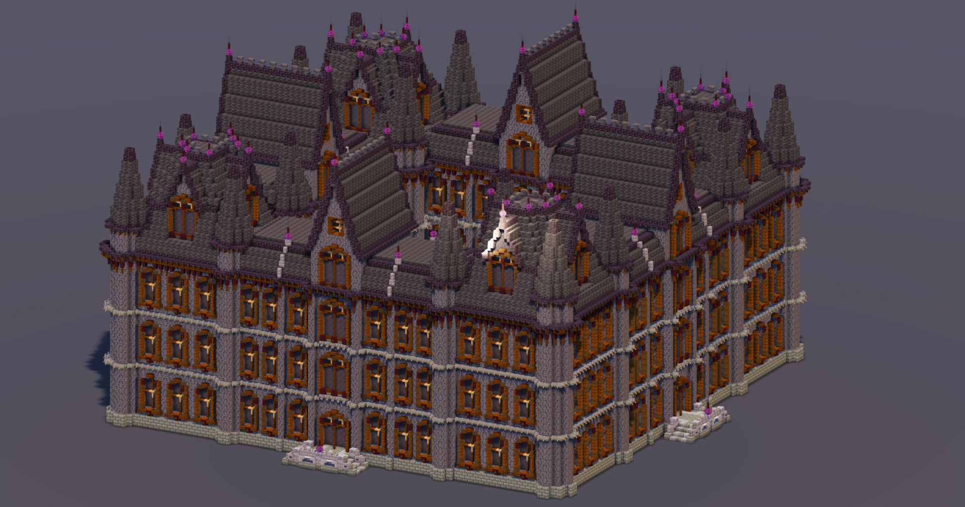 Black Gothic Castle — Minecraft Build by MellowHat (2)