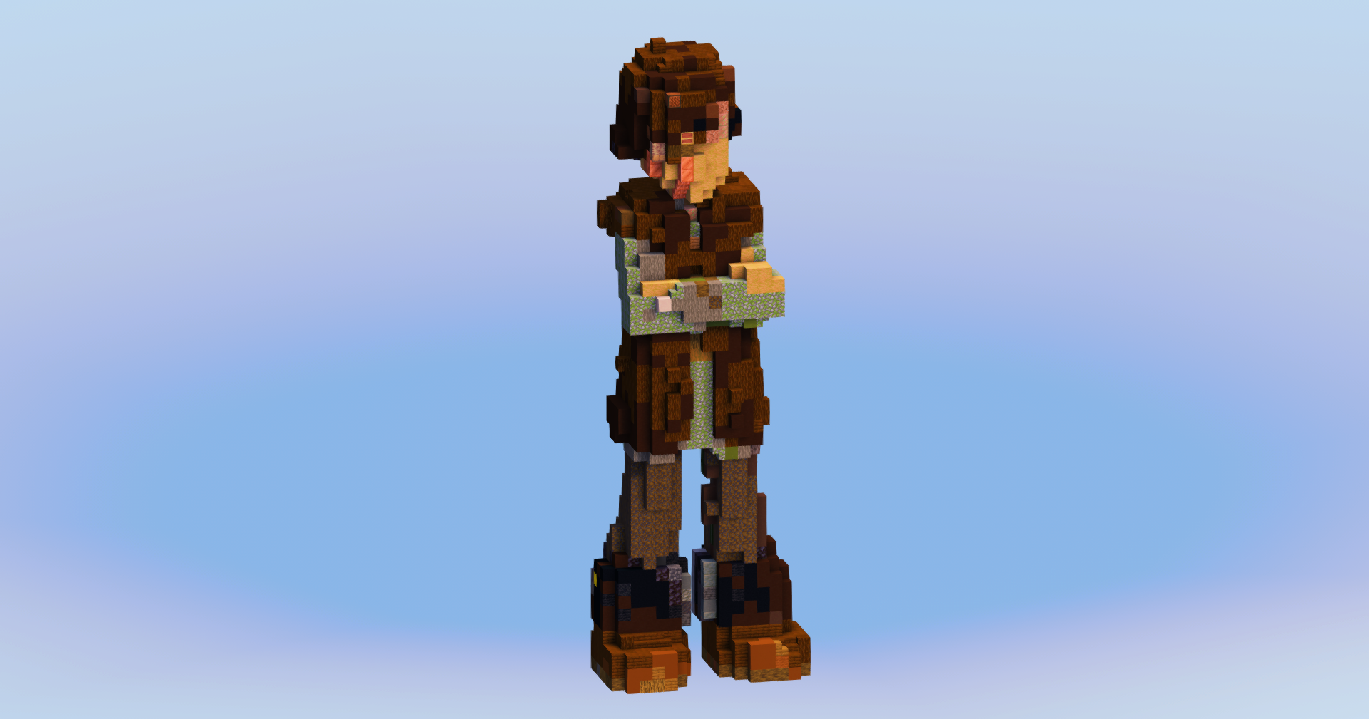 Hiccup from How To Train Your Dragon — Minecraft Build by LeonisBuilds (2)