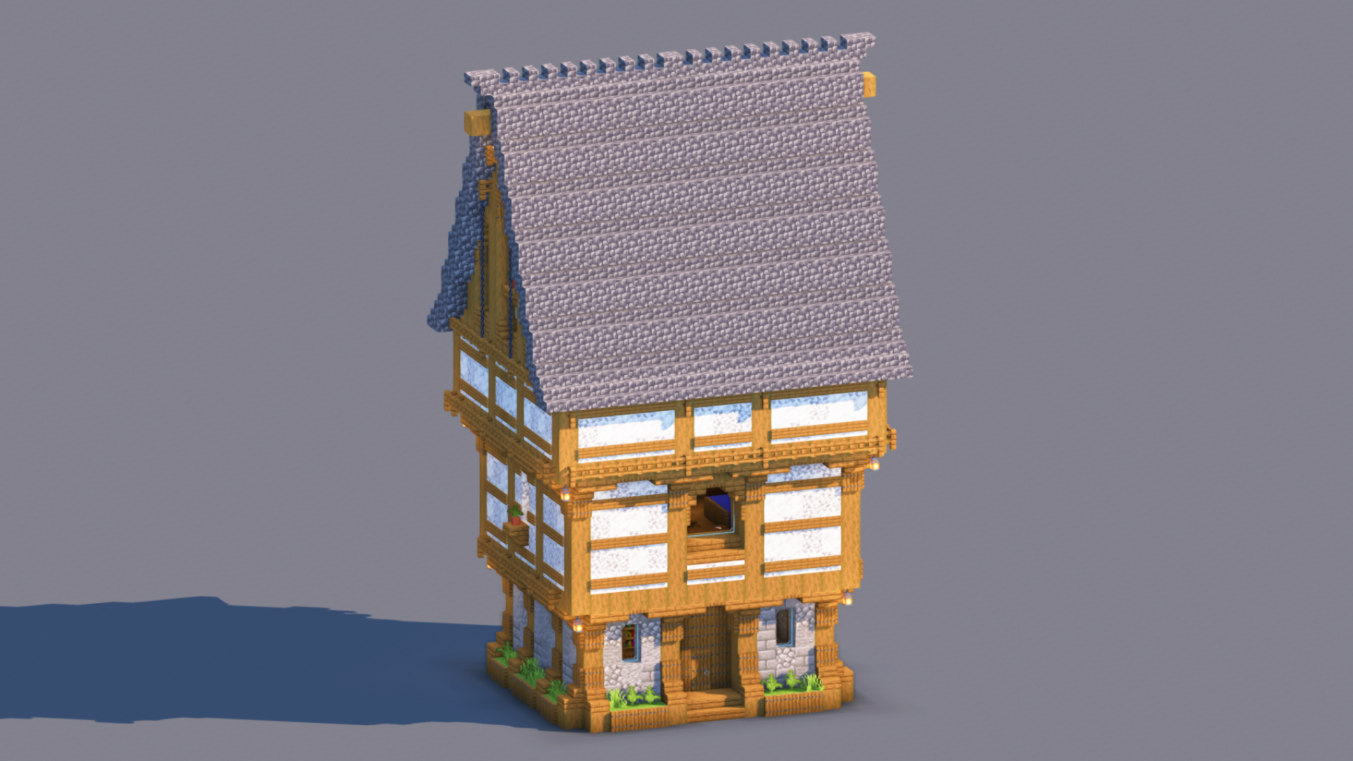 Medieval House – Fully Decorated Interior | Download — Minecraft Build by RaekonBuilds