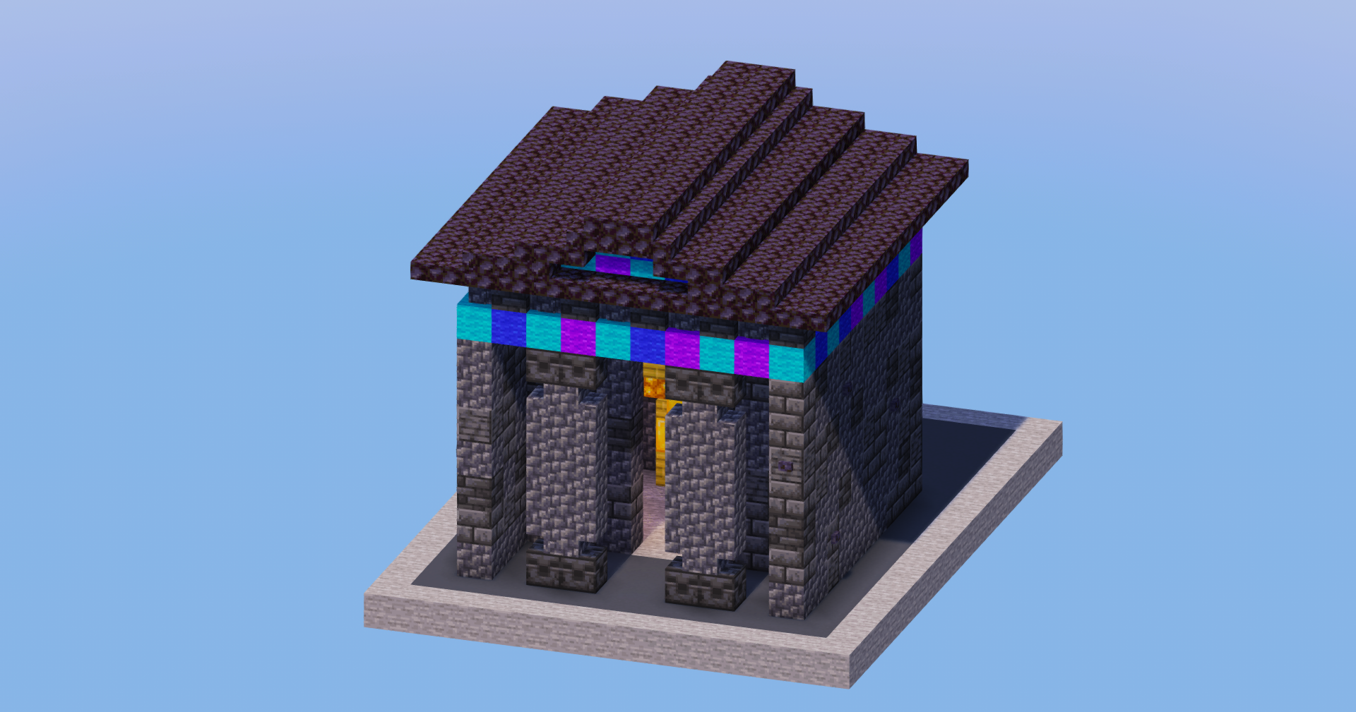 Dark Greek Temple — Minecraft Build by LeonisBuilds