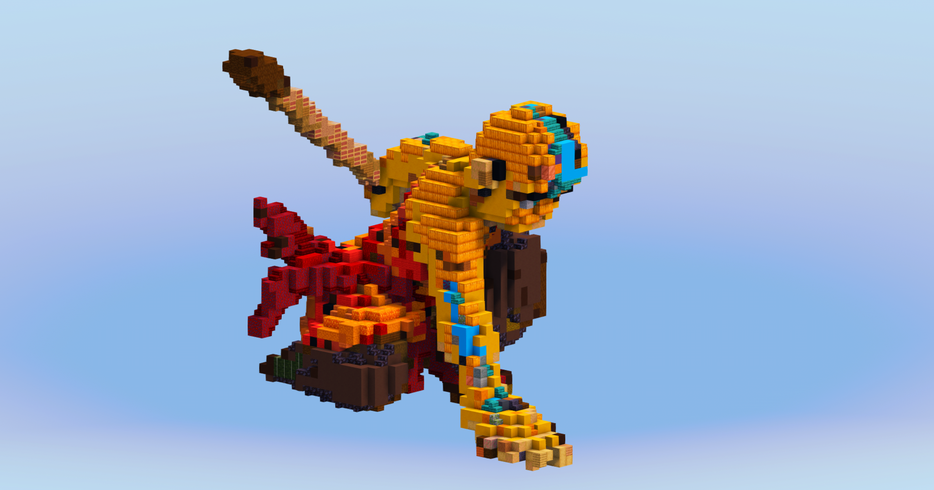 Aang from Avatar The Last Airbender — Minecraft Build by LeonisBuilds (3)