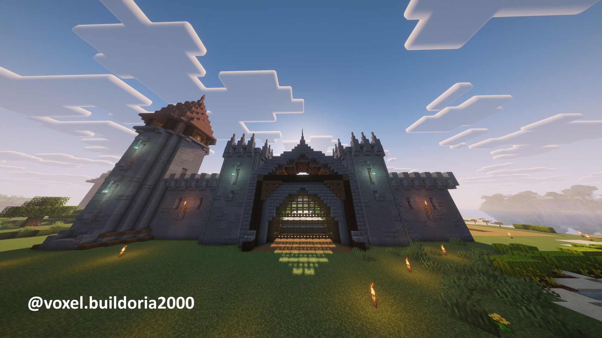 Survival starter base (castle) 26.2 — Minecraft Build by voxel.buildoria2000 (2)