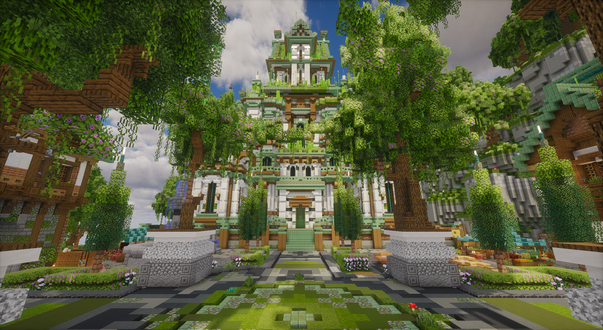 Evergrove Spawn — Minecraft Build by OrioniX (2)