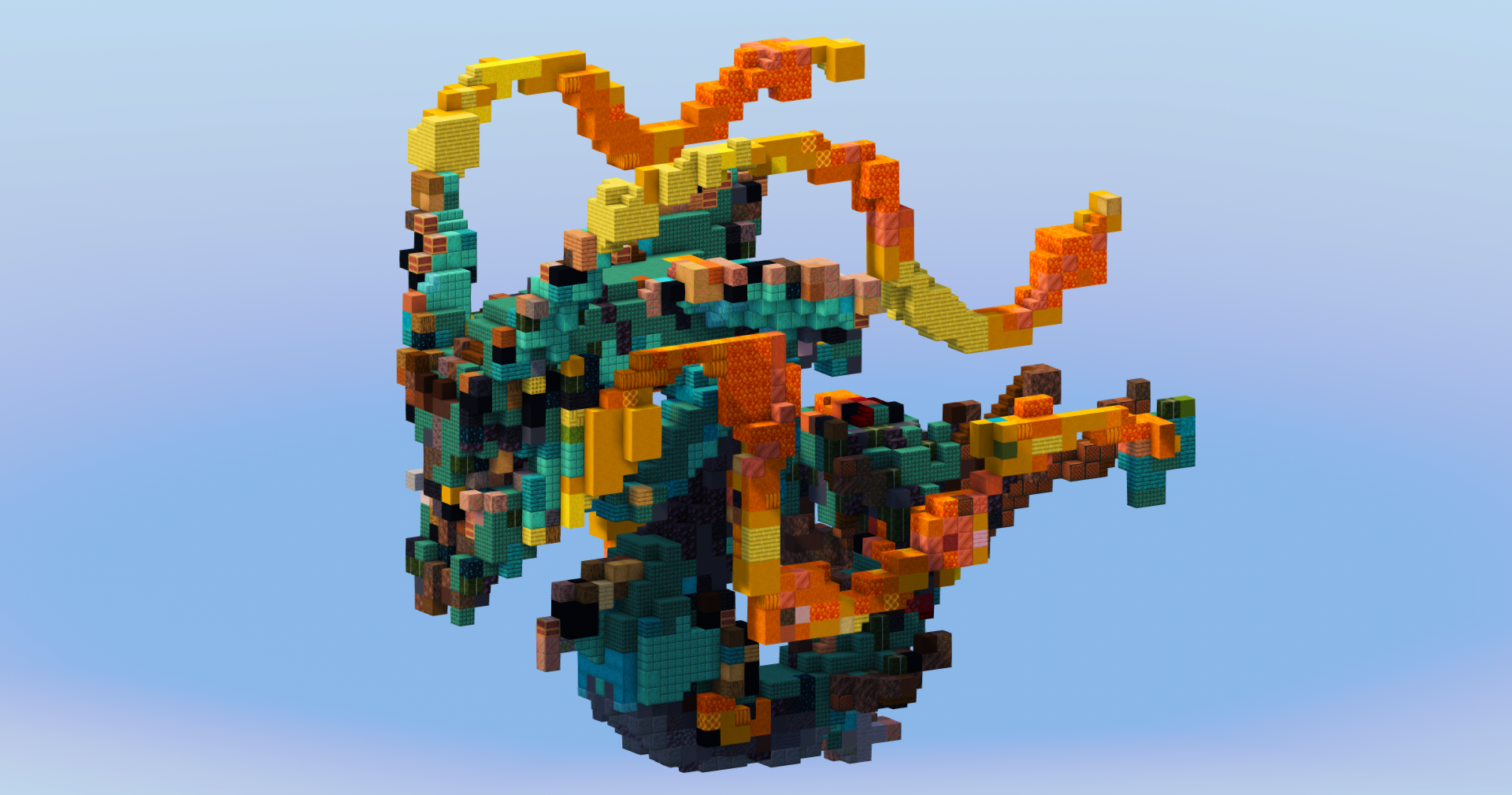 Mega Rayquaza from Pokemon — Minecraft Build by LeonisBuilds (2)