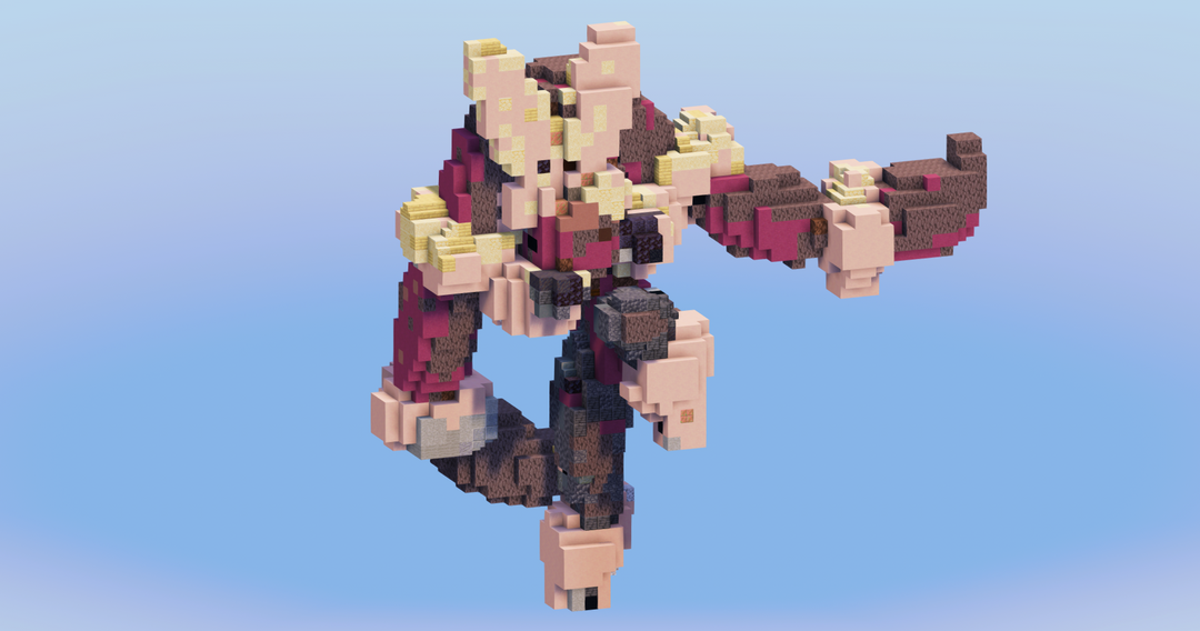 Mega Lopunny from Pokemon — Minecraft Build by LeonisBuilds