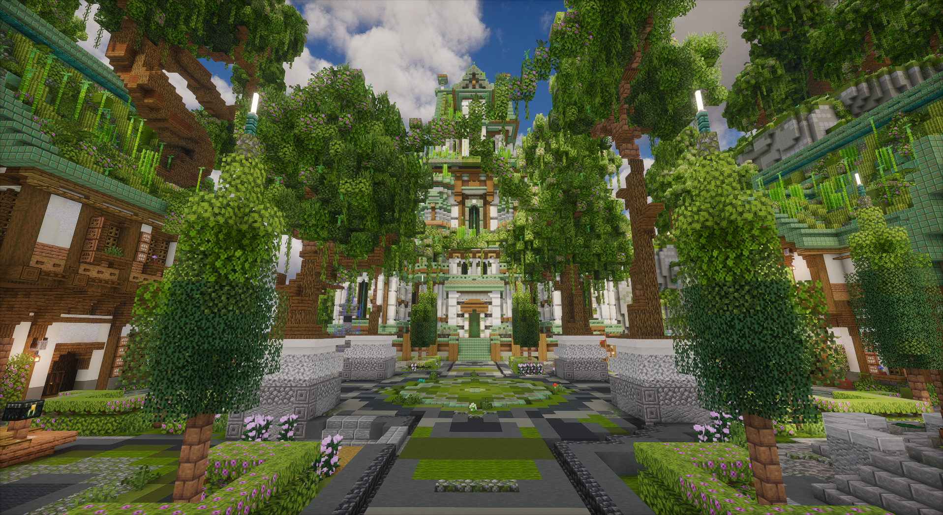 Evergrove Spawn — Minecraft Build by OrioniX (8)