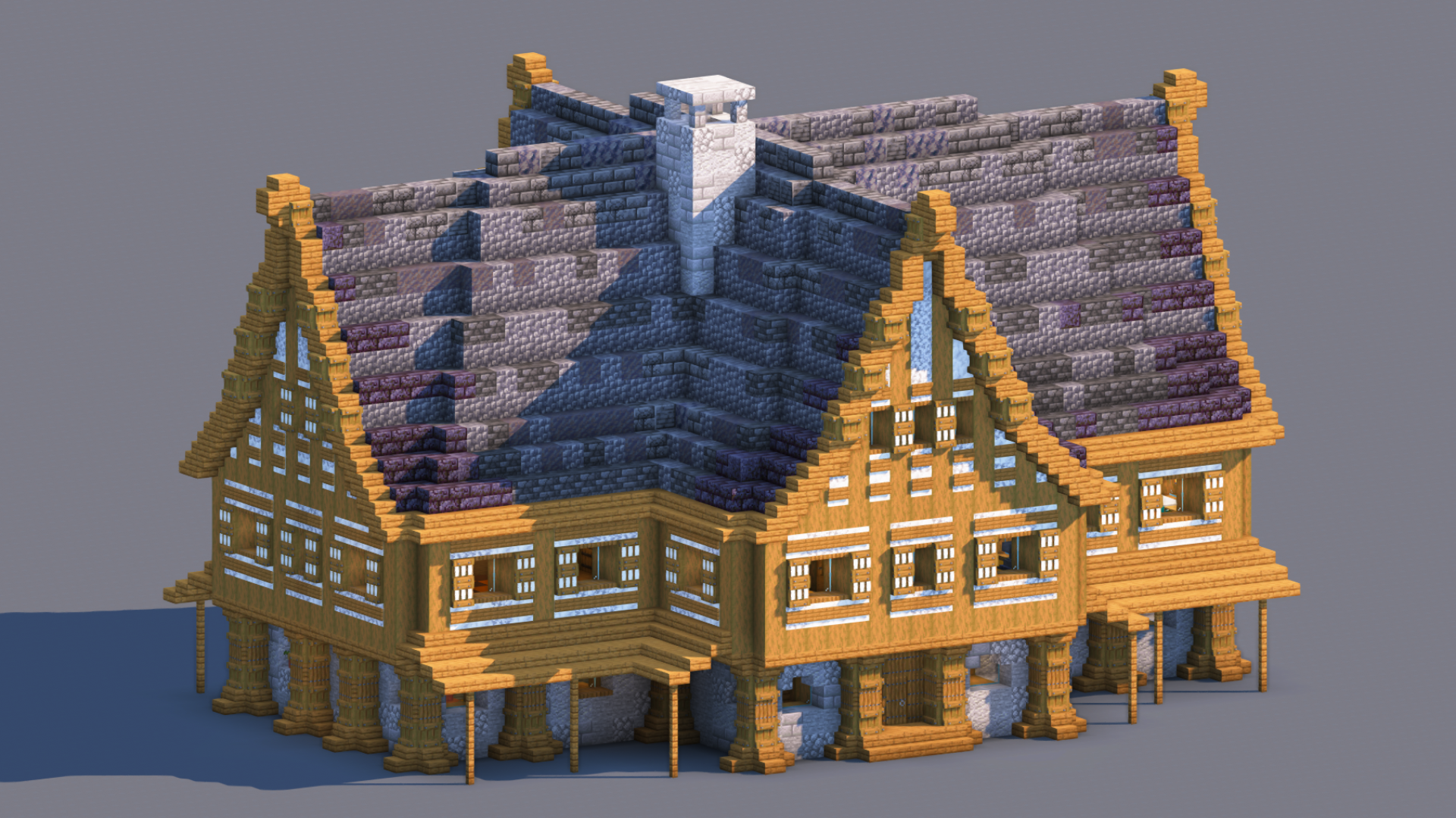 Medieval House – Fully Decorated Interior | Download — Minecraft Build by RaekonBuilds (2)