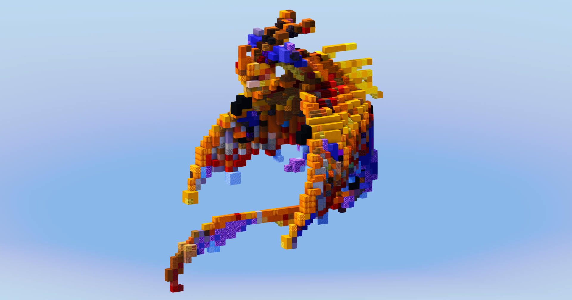 Death Song Dragon from How To Train Your Dragon — Minecraft Build by LeonisBuilds
