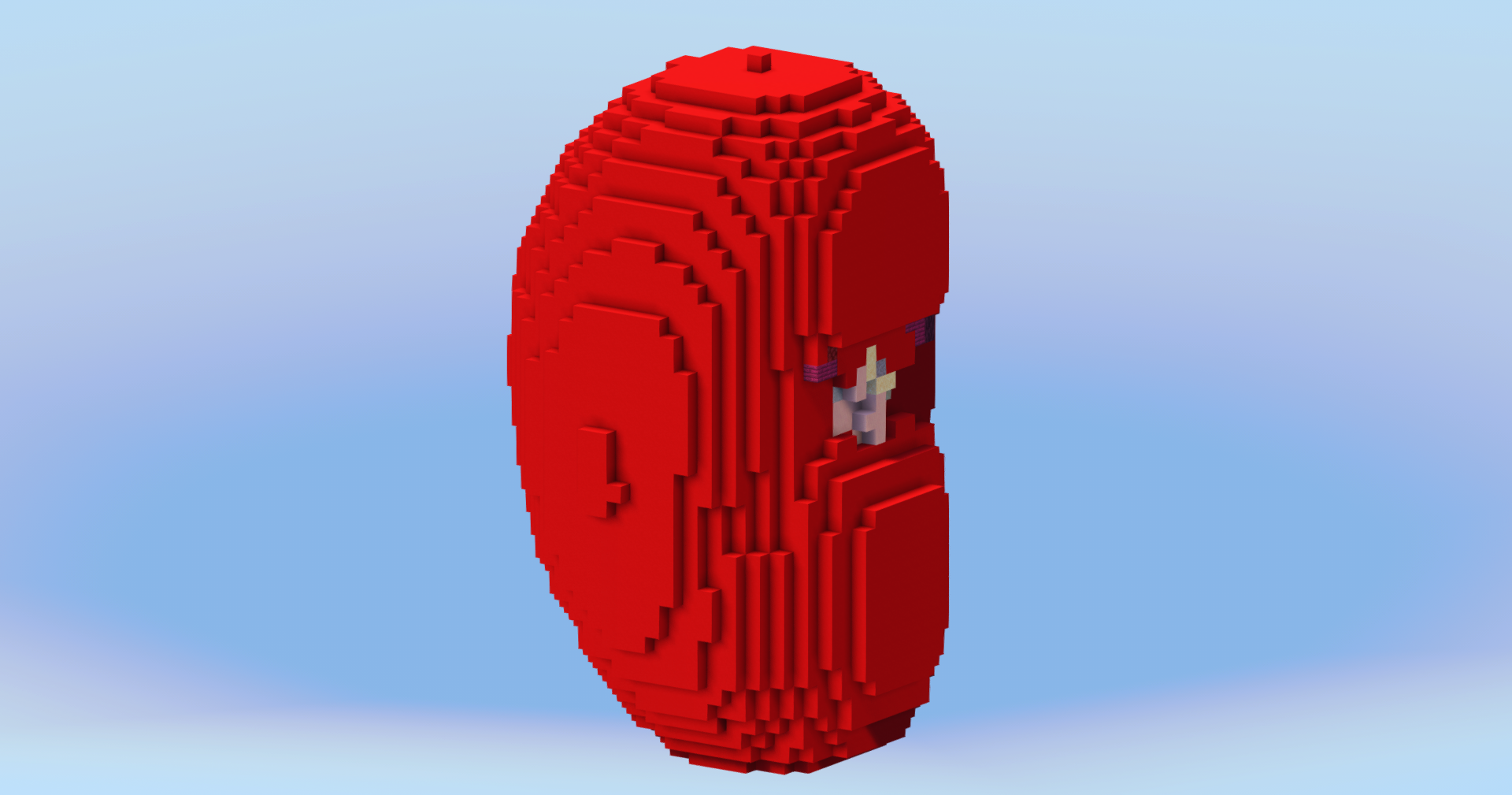 Red Kidney Bean Vegetable — Minecraft Build by LeonisBuilds