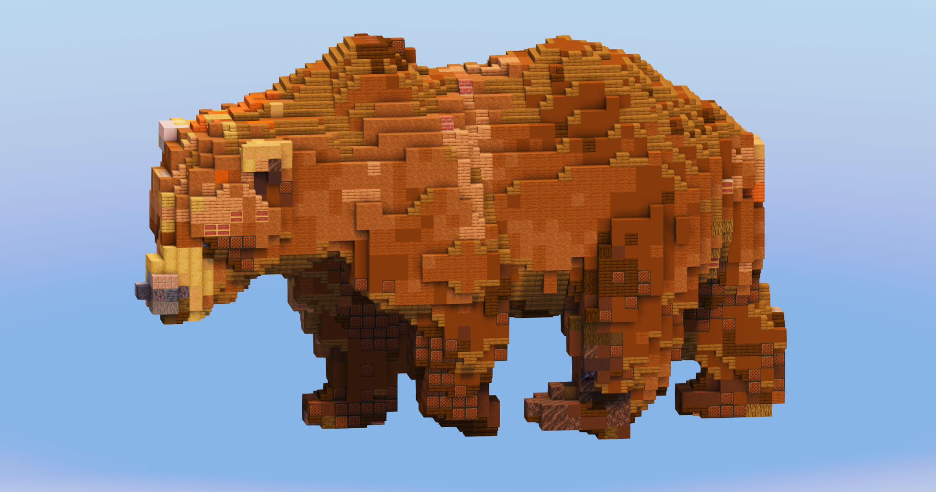 Brown Bear — Minecraft Build by LeonisBuilds