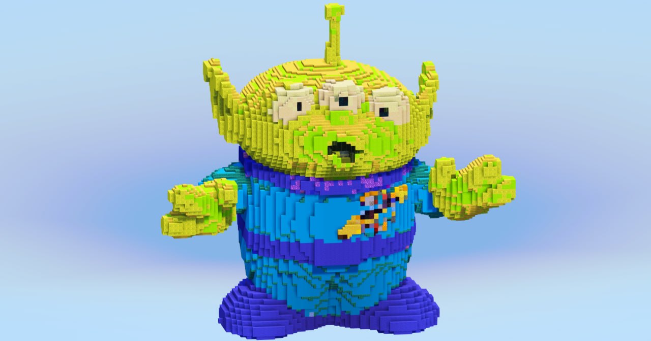 Little Green Man — Minecraft Build by LeonisBuilds (2)