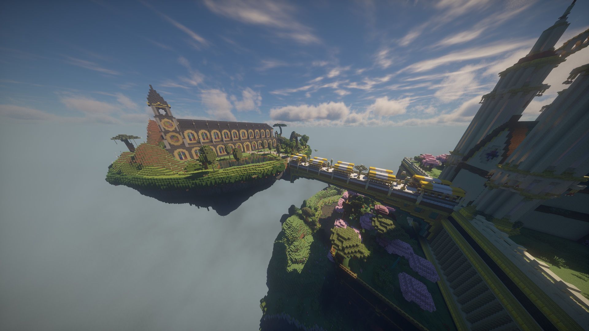 Floating Islands — Minecraft Build by voxel.buildoria2000 (4)