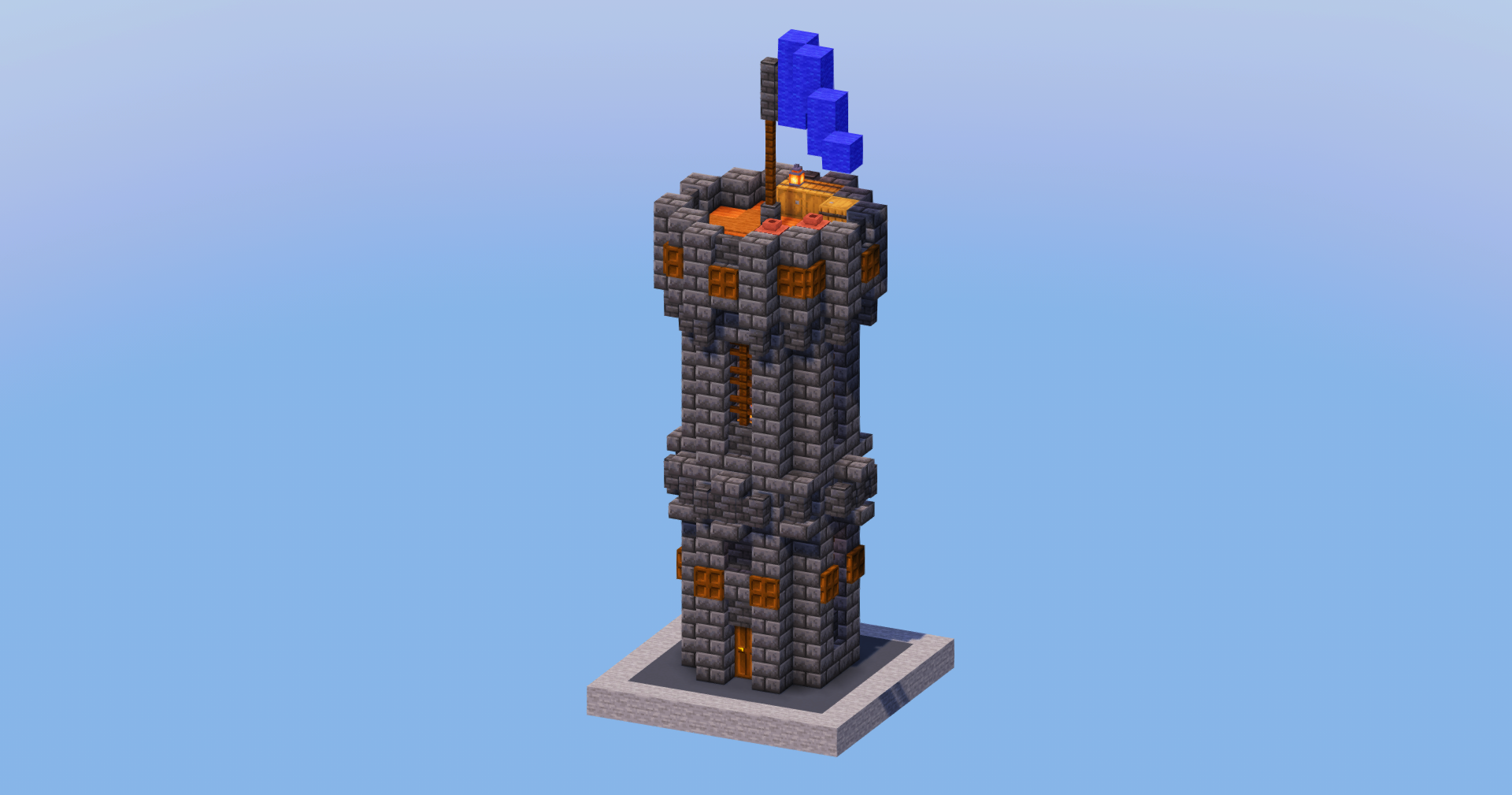 Small Dark Medieval Tower — Minecraft Build by LeonisBuilds