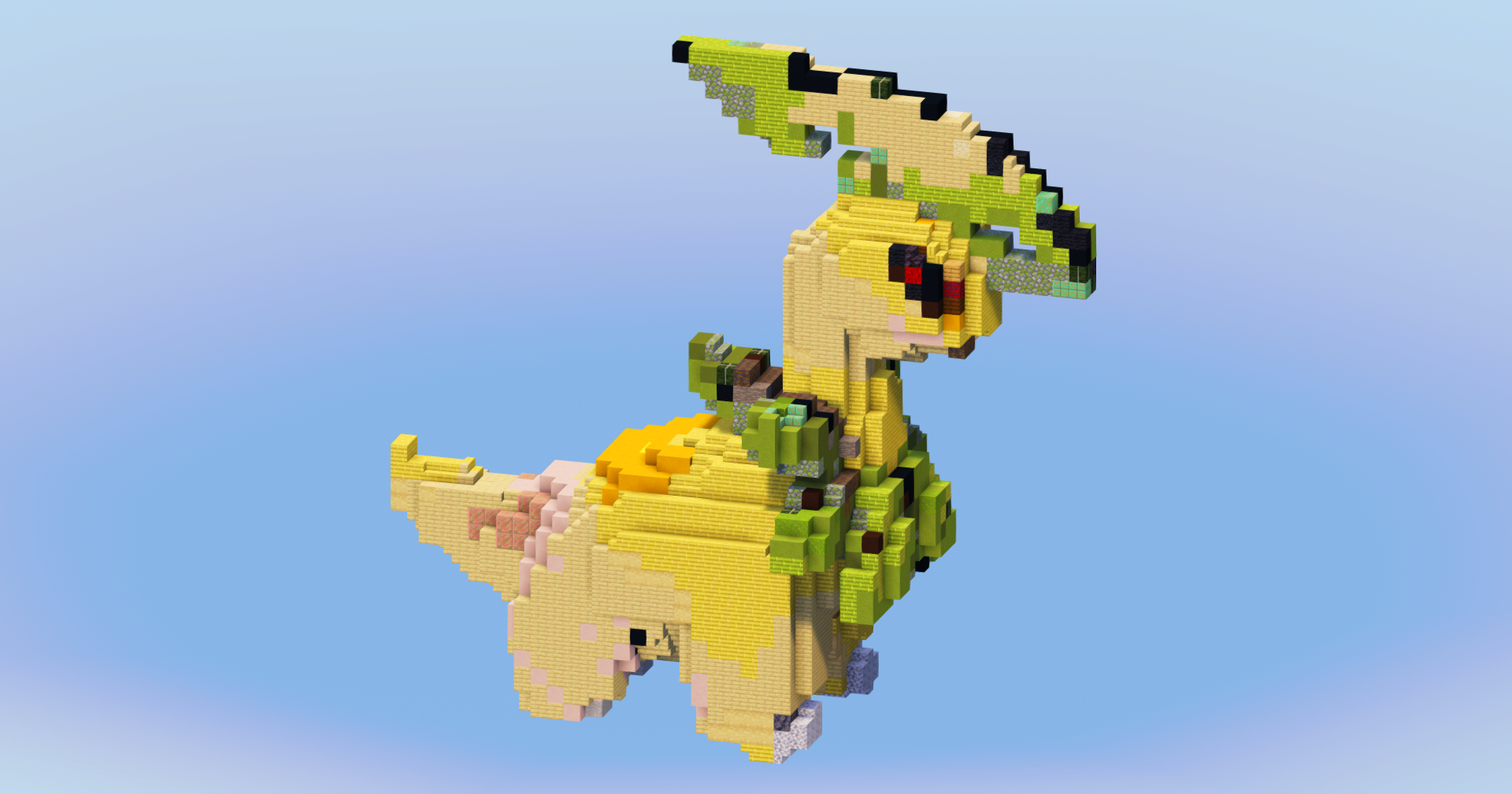 Bayleef from Pokemon — Minecraft Build by LeonisBuilds (2)