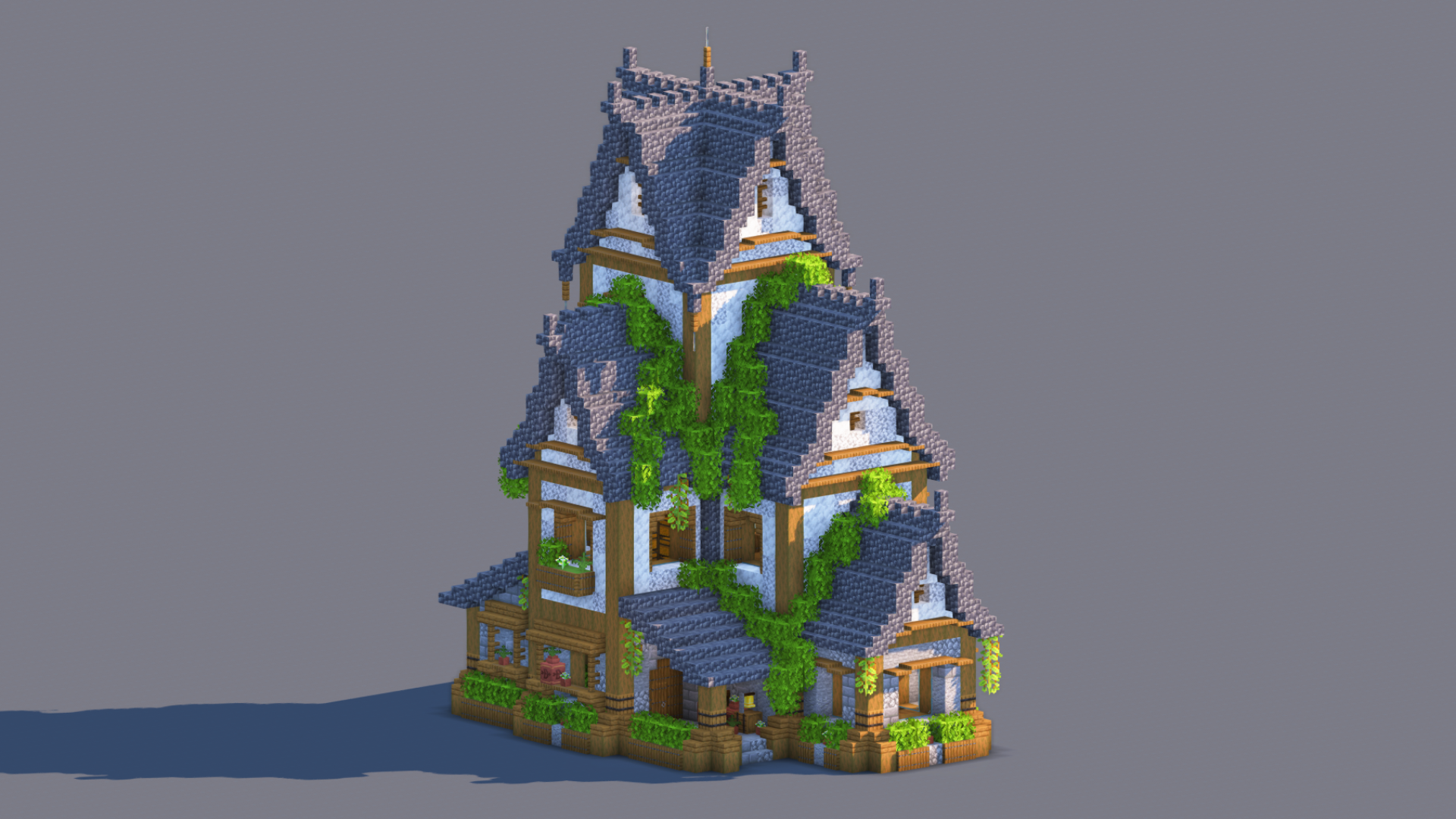 Medieval House – Fully Decorated Interior | Download — Minecraft Build by RaekonBuilds
