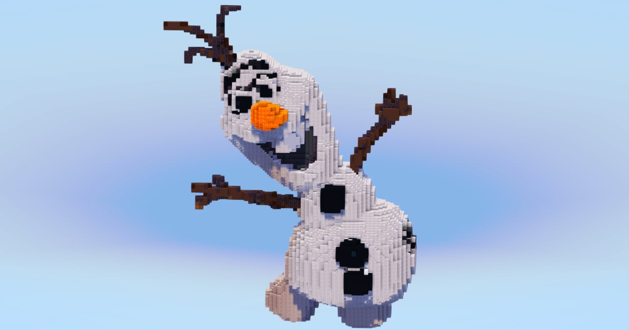 Olaf — Minecraft Build by LeonisBuilds