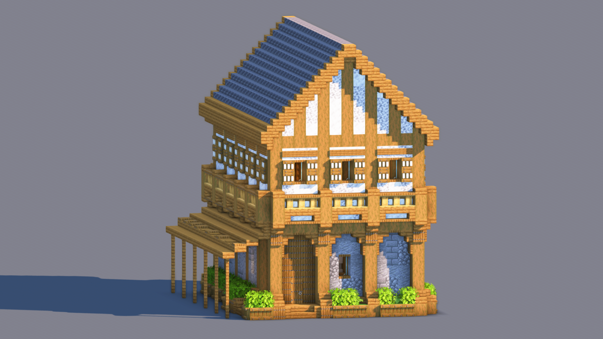 Medieval House – Fully Decorated Interior | Download — Minecraft Build by RaekonBuilds