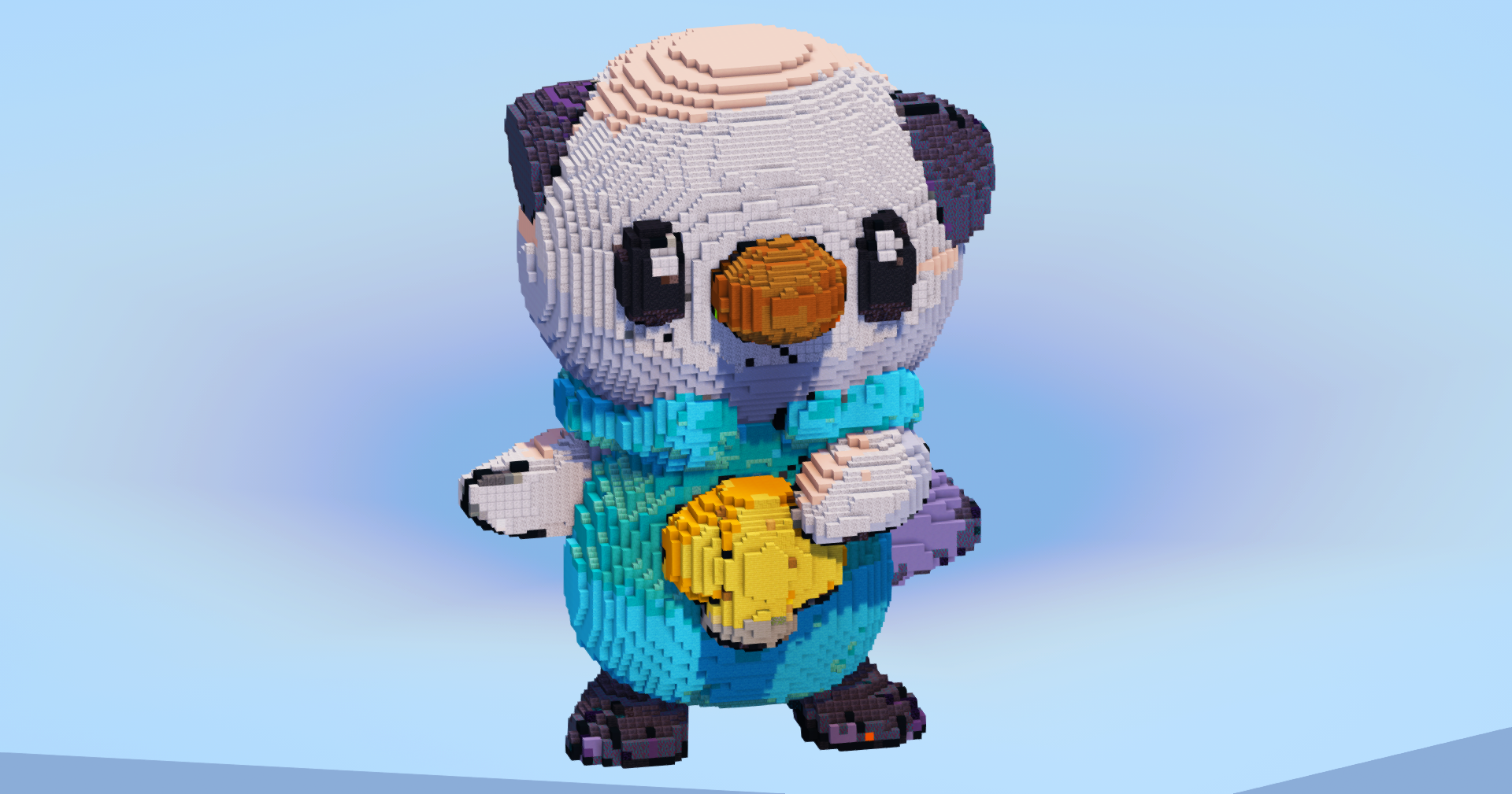 Oshawott — Minecraft Build by LeonisBuilds