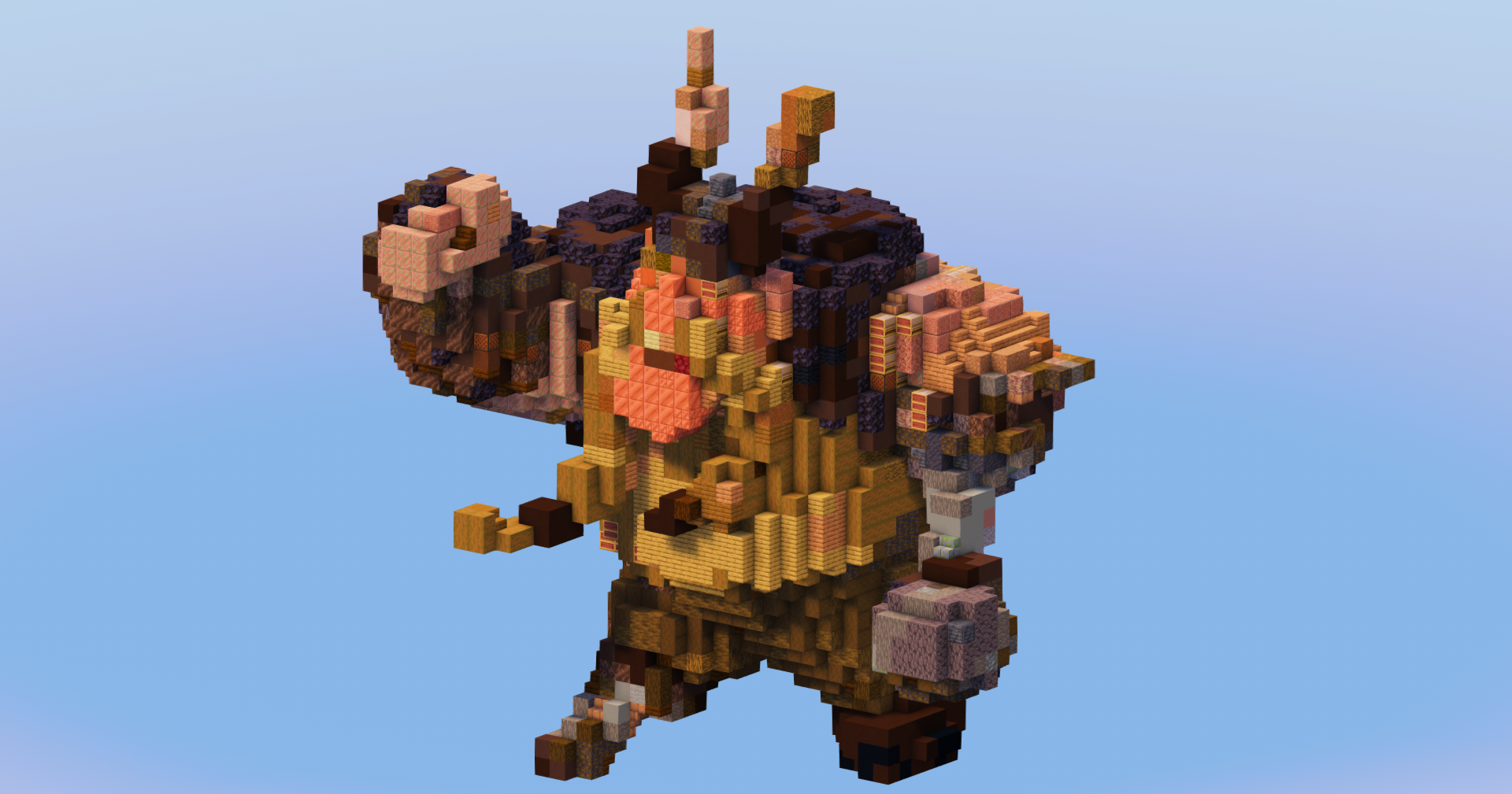Gobber the Belch from How To Train Your Dragon — Minecraft Build by LeonisBuilds (2)