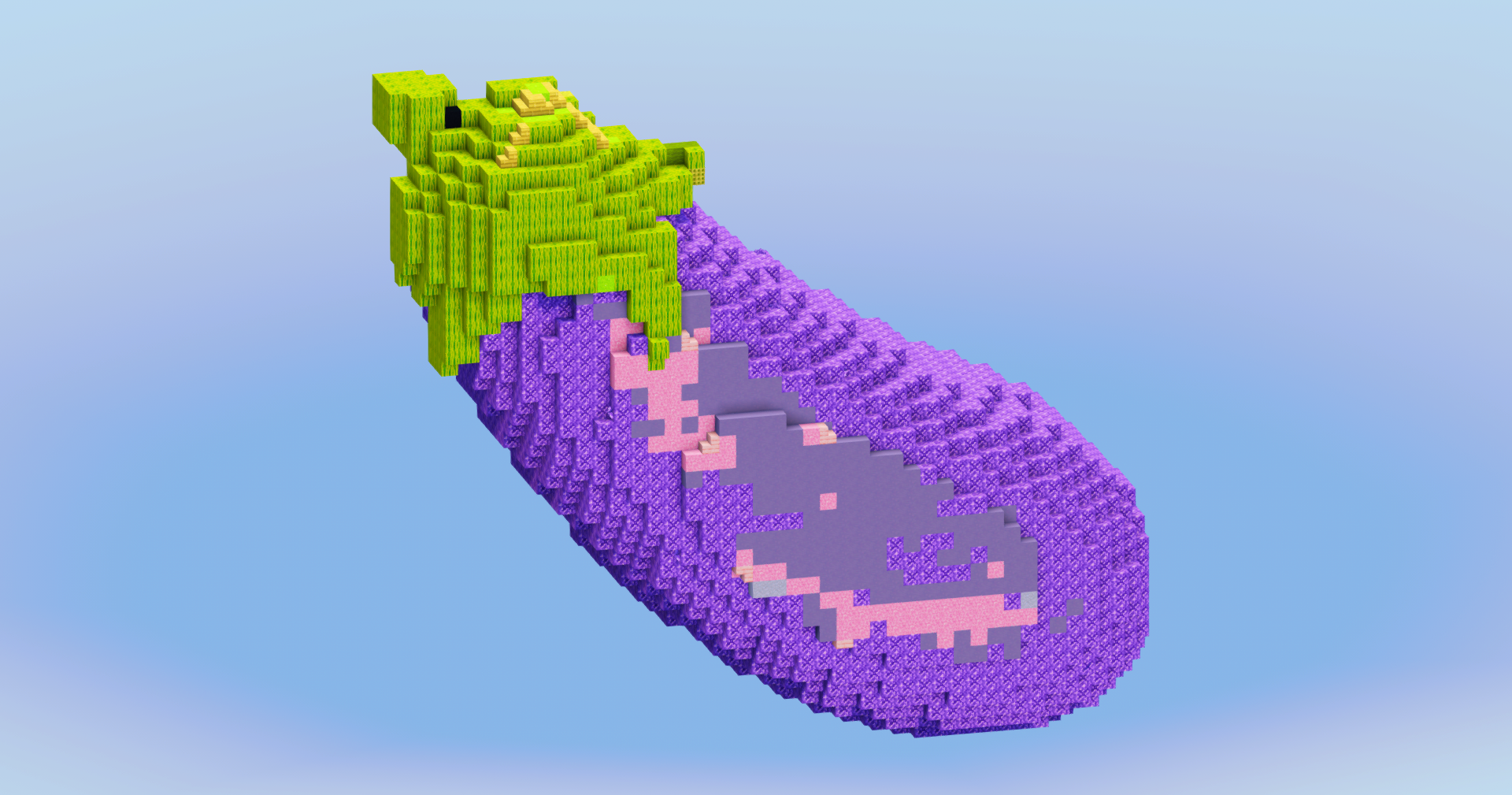 Eggplant Vegetable — Minecraft Build by LeonisBuilds (2)