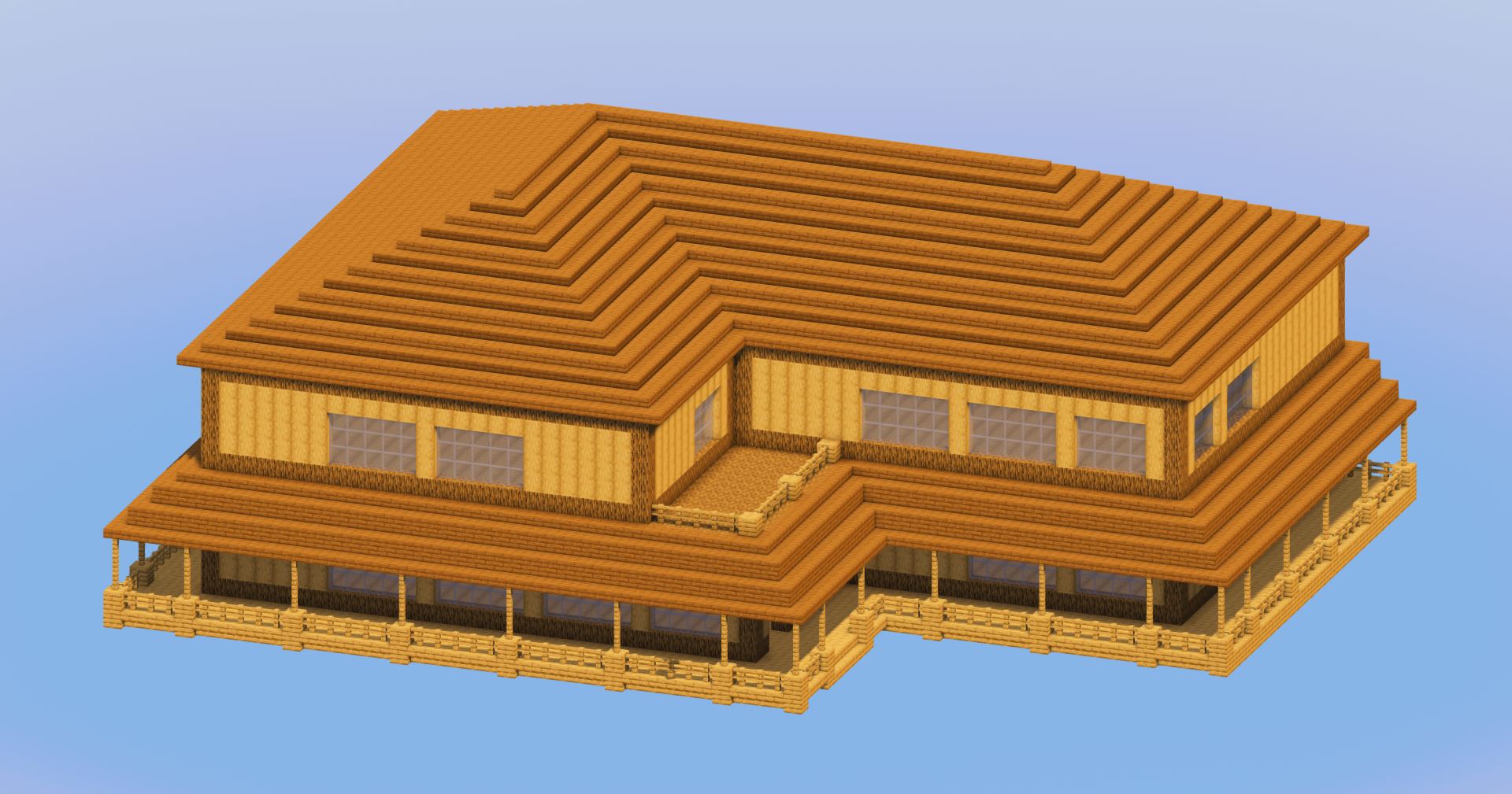 Minecraft Mansion Spruce — Minecraft Build by LeonisBuilds