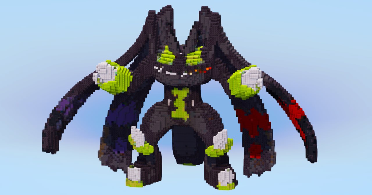 Zygarde Complete form — Minecraft Build by LeonisBuilds (2)