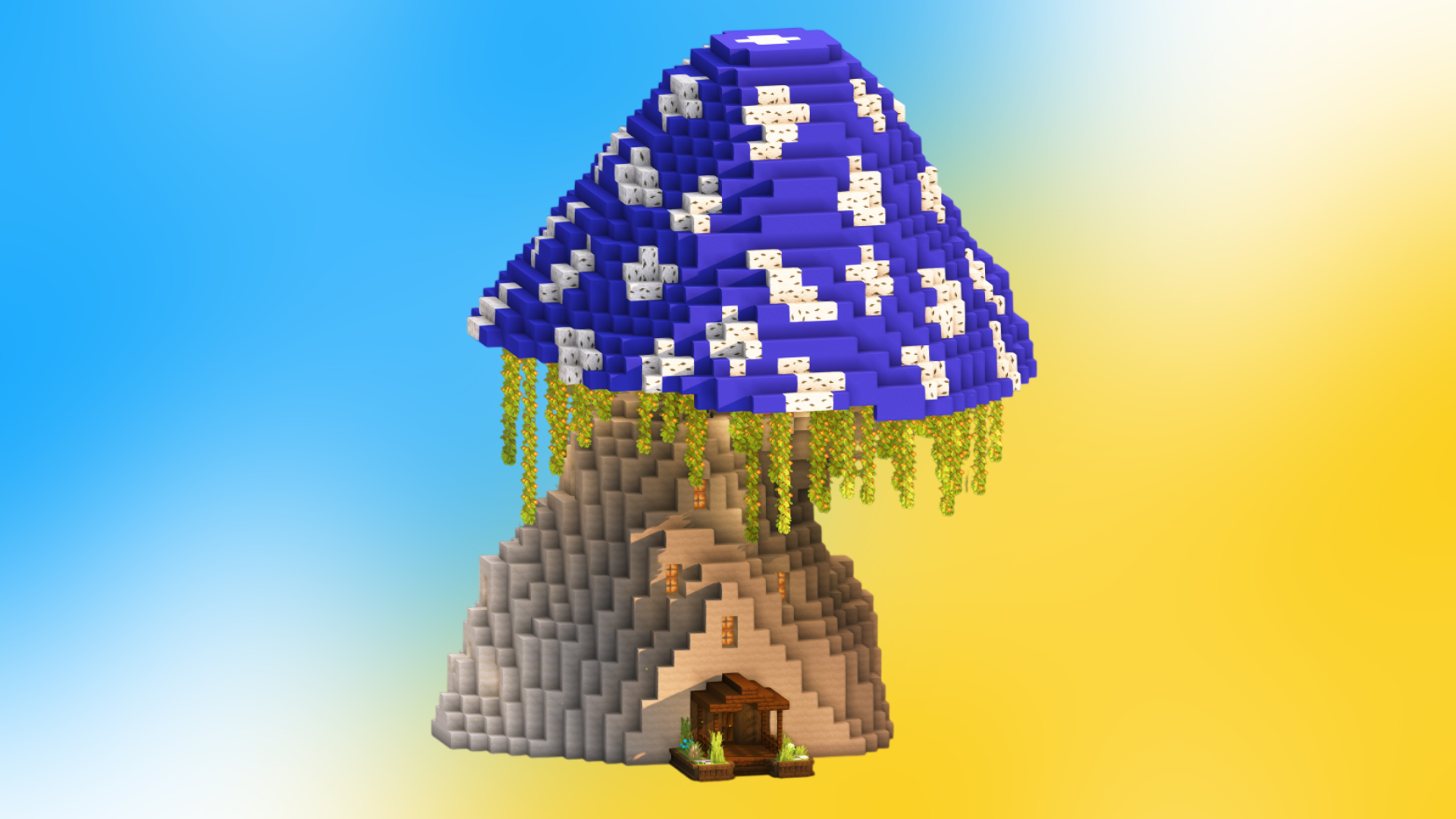 Mushroom House – Minecraft Fantasy Build — Minecraft Build by antocerati