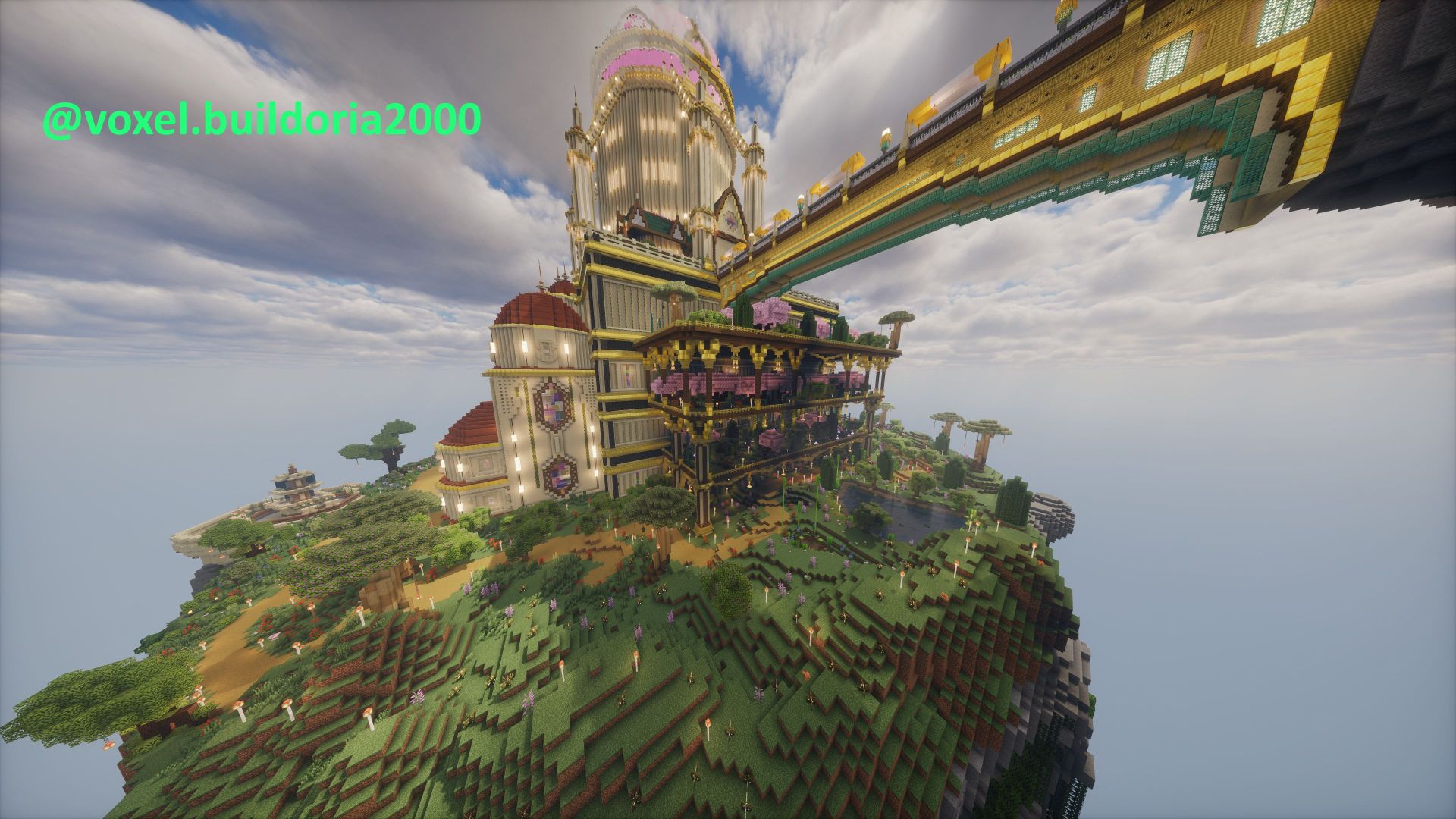 Floating Islands — Minecraft Build by voxel.buildoria2000 (5)