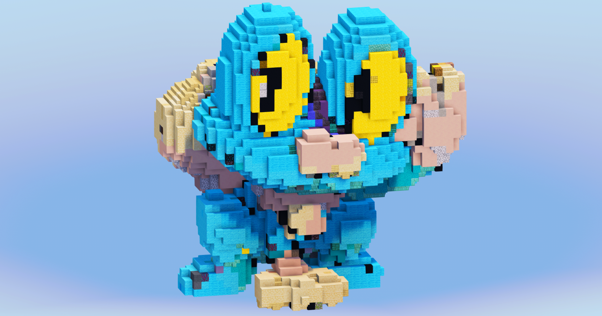 Froakie from Pokemon — Minecraft Build by LeonisBuilds