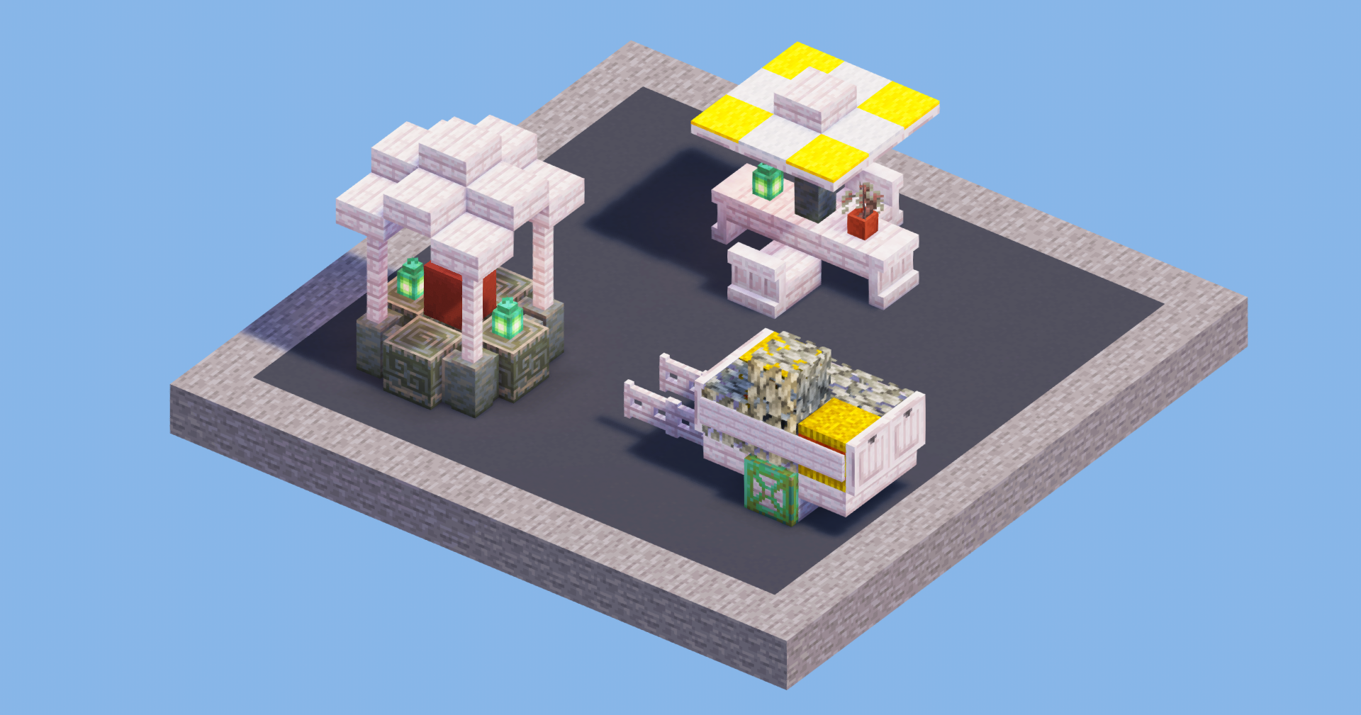 Outdoor Decorations Pack — Minecraft Build by LeonisBuilds