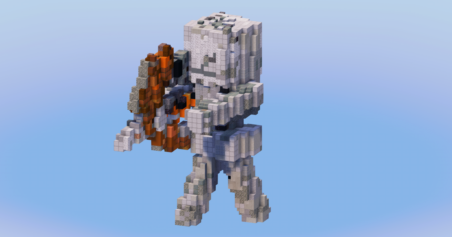 Skeleton from Minecraft — Minecraft Build by LeonisBuilds (3)