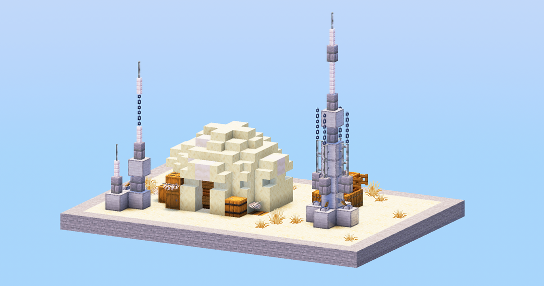 Star Wars Tatooine House — Minecraft Build by LeonisBuilds