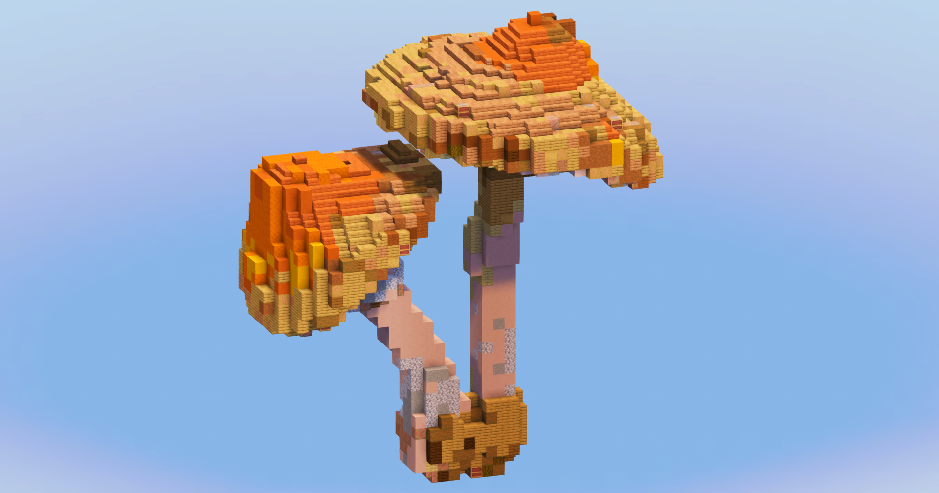 Shaggy Parasol Mushroom — Minecraft Build by LeonisBuilds