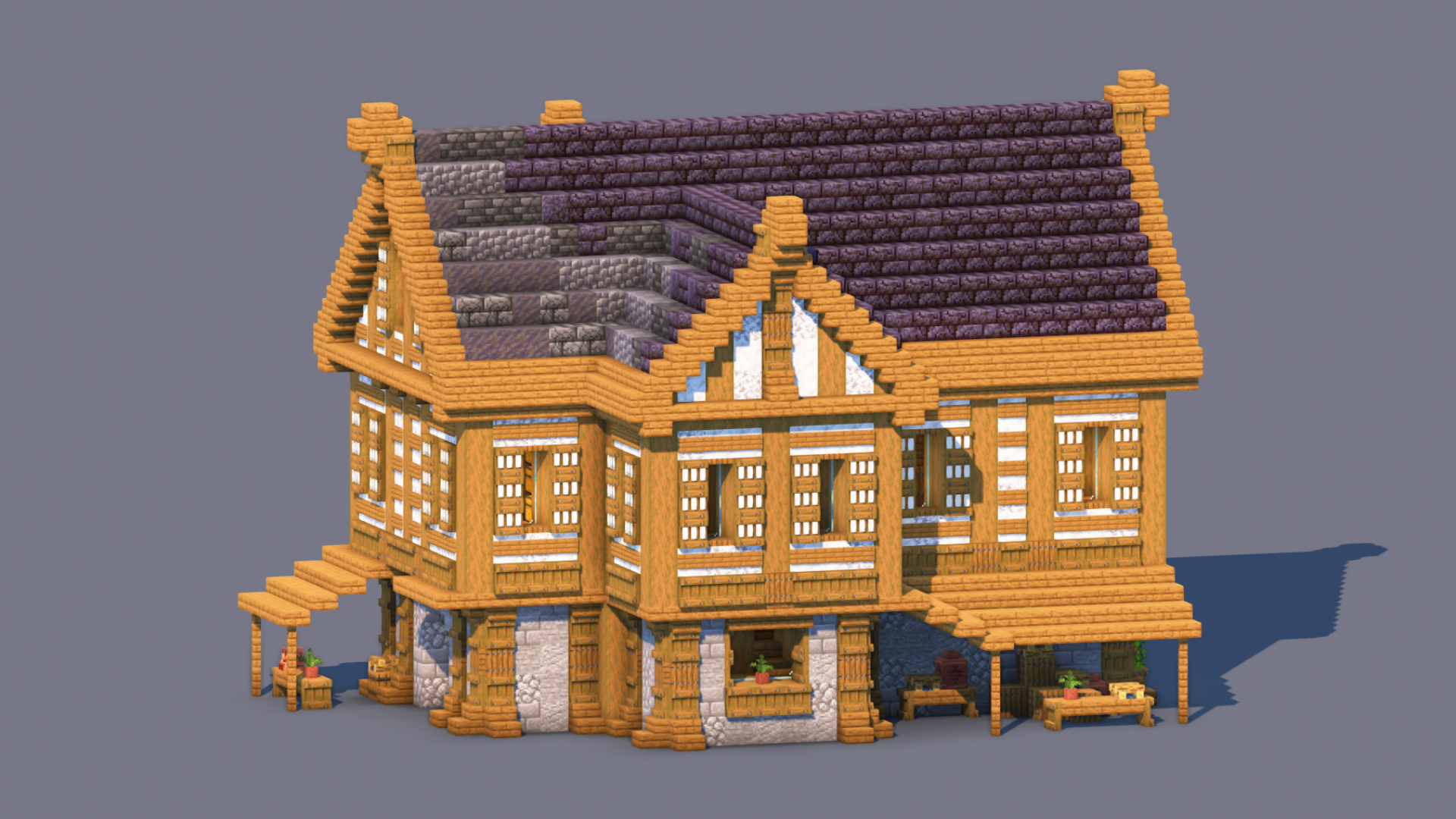 Medieval House – Fully Decorated Interior | Download — Minecraft Build by RaekonBuilds (3)