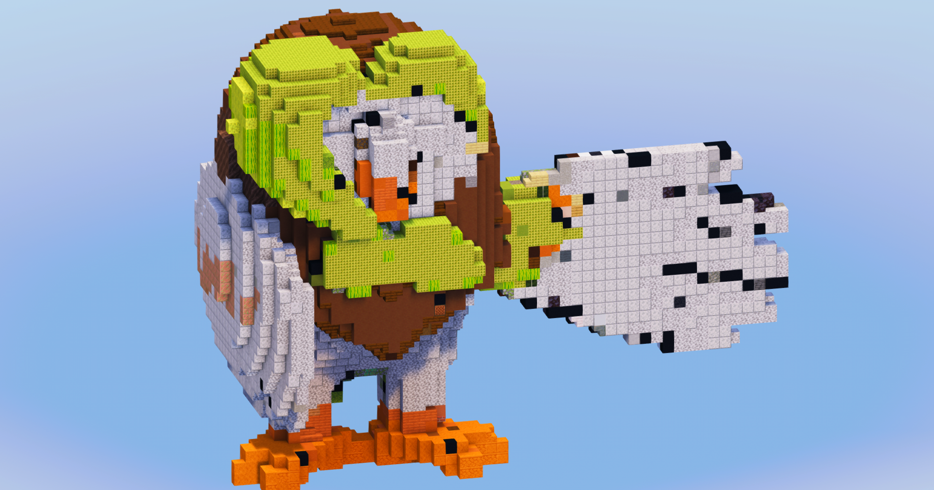 Dartrix from Pokemon — Minecraft Build by LeonisBuilds (2)