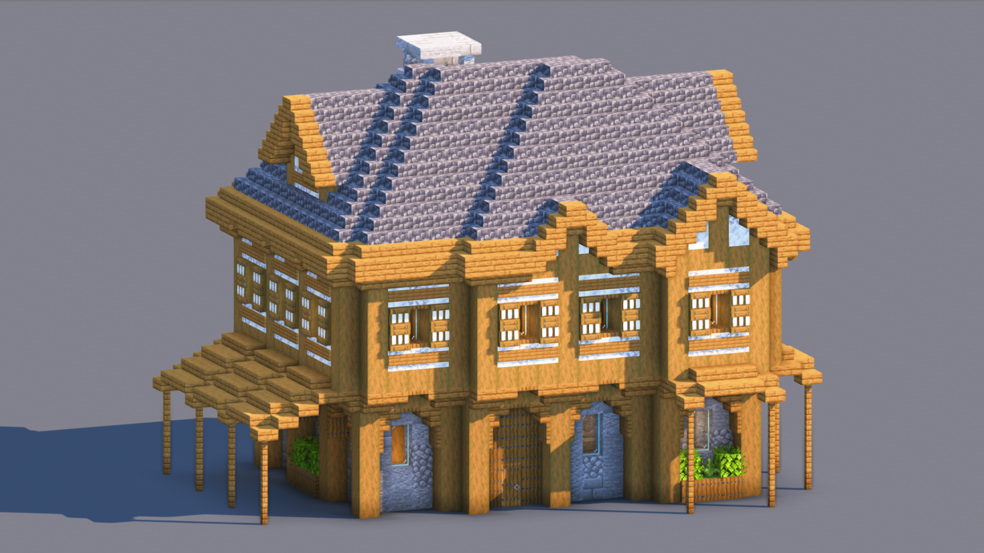 Medieval House – Fully Decorated Interior | Download — Minecraft Build by RaekonBuilds