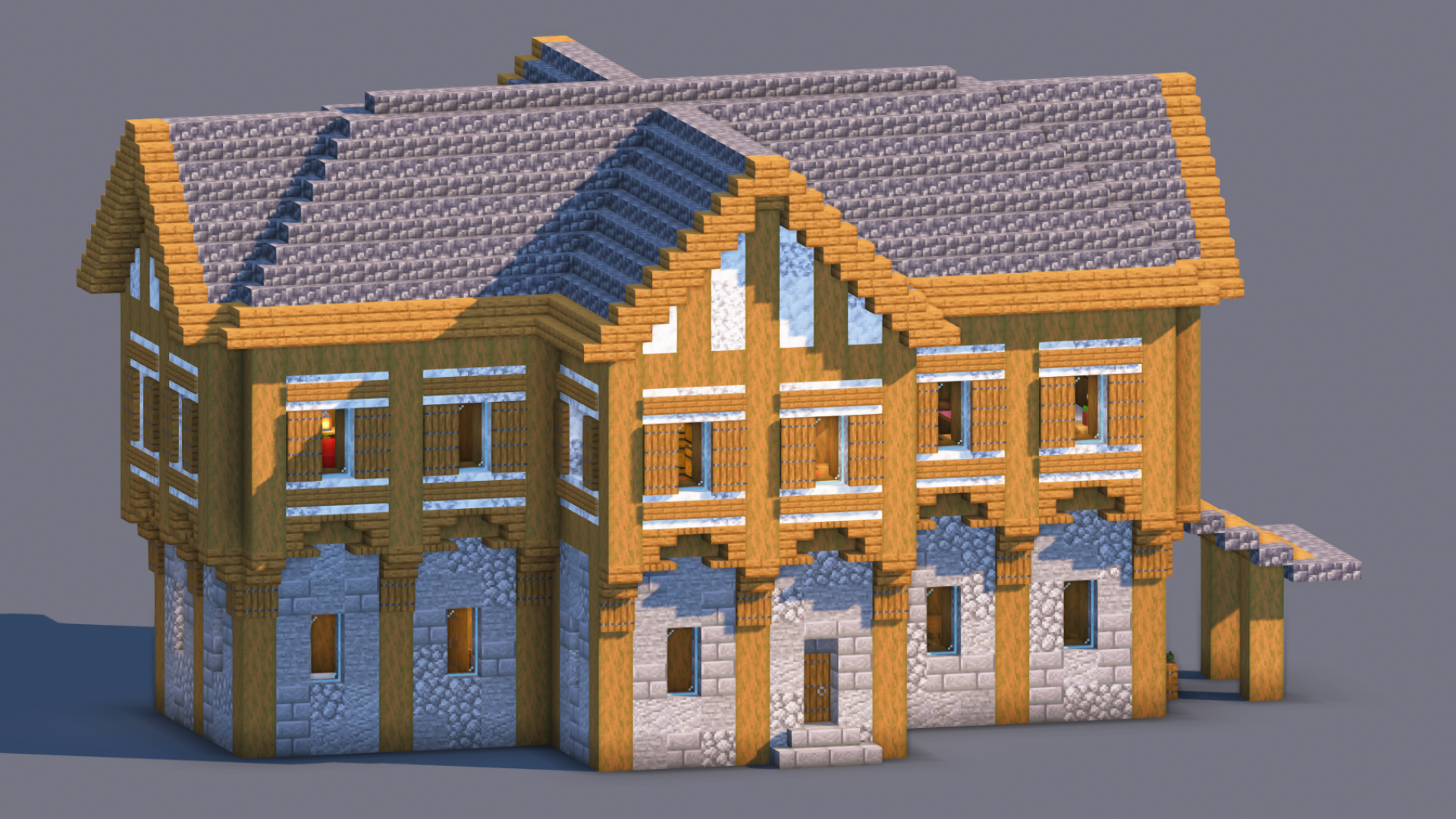 Medieval House – Fully Decorated Interior | Download — Minecraft Build by RaekonBuilds