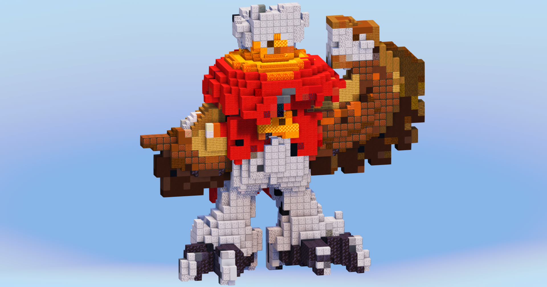 Hisuian Decidueye from Pokemon — Minecraft Build by LeonisBuilds (2)