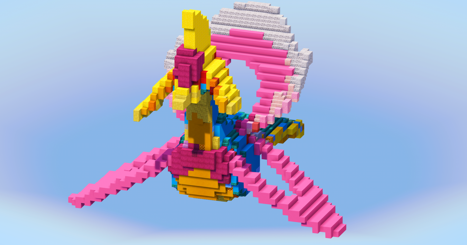 Cresselia from Pokemon — Minecraft Build by LeonisBuilds (2)