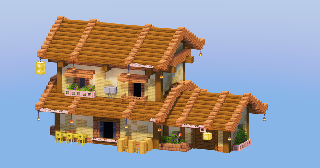 Spruce Japanese House 3 — Minecraft Build by LeonisBuilds