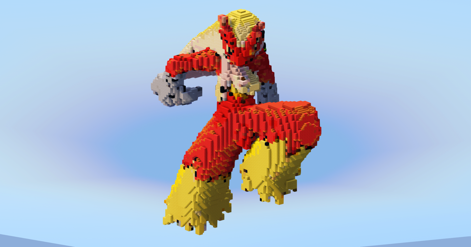 Blaziken — Minecraft Build by LeonisBuilds