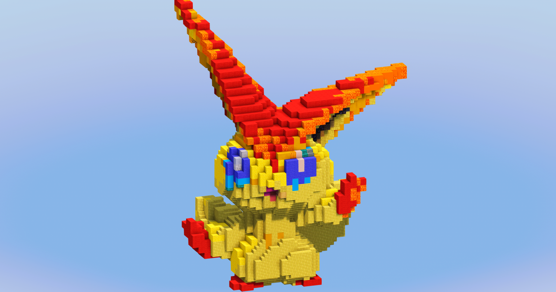 Victini from Pokemon — Minecraft Build by LeonisBuilds (2)