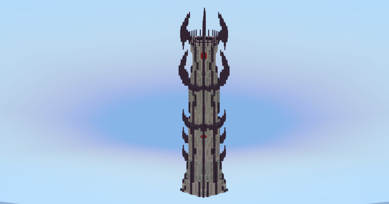 Tuff Bricks Dark Tower — Minecraft Build by LeonisBuilds (2)