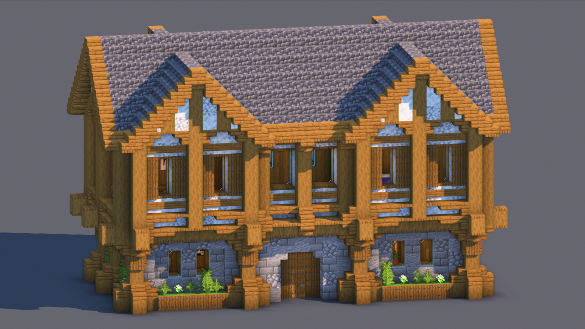 Medieval House – Fully Decorated Interior | Download — Minecraft Build by RaekonBuilds